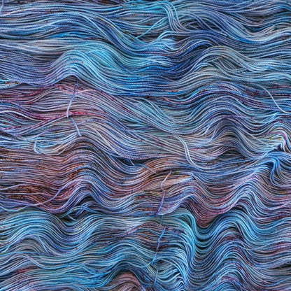 Silky Twist yarn (80% SW Merino/20% Silk, weight 1)